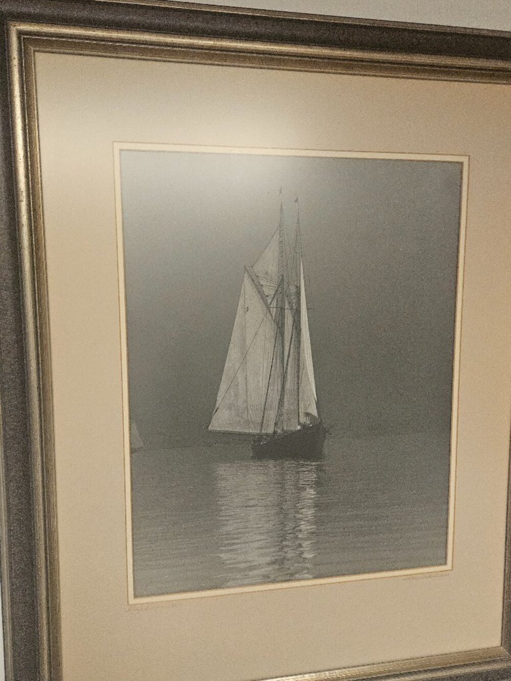 W. R. MacAskill "Gray Dawn" Bluenose Nova Scotia 1921 RARE 16 x 20